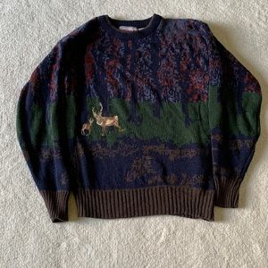 Vintage ‘90s Deer Sweater. Size M